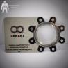 Buy cheap Custom High Quality Pattern Metal Wedding Invitation Card Barcode Card from wholesalers