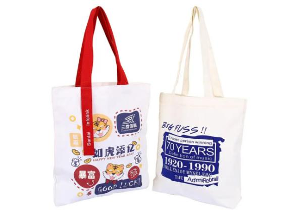 Buy cheap Custom Logo Womens Crossbody Fashion Canvas Printed Tote Bag With Inside Pockets from wholesalers