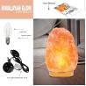 Buy cheap Wooden Base Dimmable Hand Carved RGB Salt Lamp from wholesalers