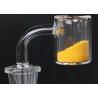 Buy cheap 45/90 Degree Quartz Glass Banger 14mm Male 1100℃ Transparent from wholesalers