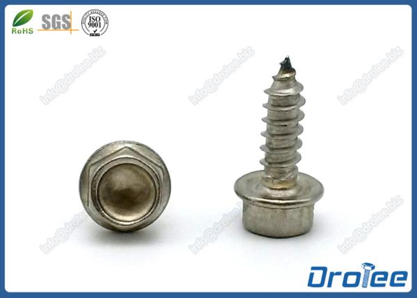 Buy cheap ST6.3-14 x 38mm Stainless Steel 18-8 / 304 Sheet Metal Screw Hex Washer Head from wholesalers