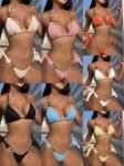 Sexy Chain Swimming Suits Bikini Drawstring Elegant Sexy Bathing Suits For Women