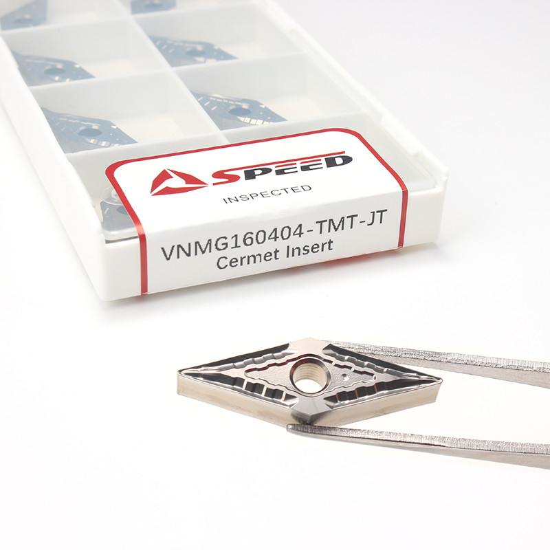 Speed VNMG160404 Machining Cermet Inserts Durable Wear Resistant Cutting Tool for Finishing Cuts