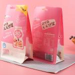 1kg Stand Up Coffee Bag Flat Bottom Zipper Pouch Dry Food Pet Snacks