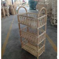 Buy cheap Natural rattan storage ECO friendly home furniture shelves shelf product