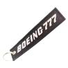 Buy cheap ​Aviation Enthusiast Gift - BOEING 777 Embroidered Tag with Gold-Plated Key Ring from wholesalers