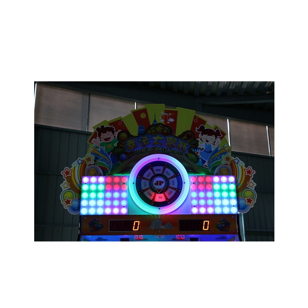 Lucky Monopoly Lottery Vending Game Machine For Supermarket / Theater