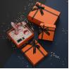 Buy cheap Luxury Gift Box Orange Cosmetic Cardboard Paper Gift Box Perfume Packaging from wholesalers