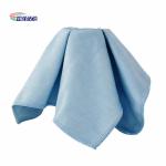 Polyamide Polyester Reusable Cleaning Cloth Blue 40x40cm 320GSM Square Glass