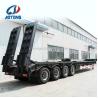 Buy cheap AOTONG 3 Axles 45ton 55tons 60ton Low Bed Hydraulic Ladder Lowboy Semi Truck Trailer from wholesalers