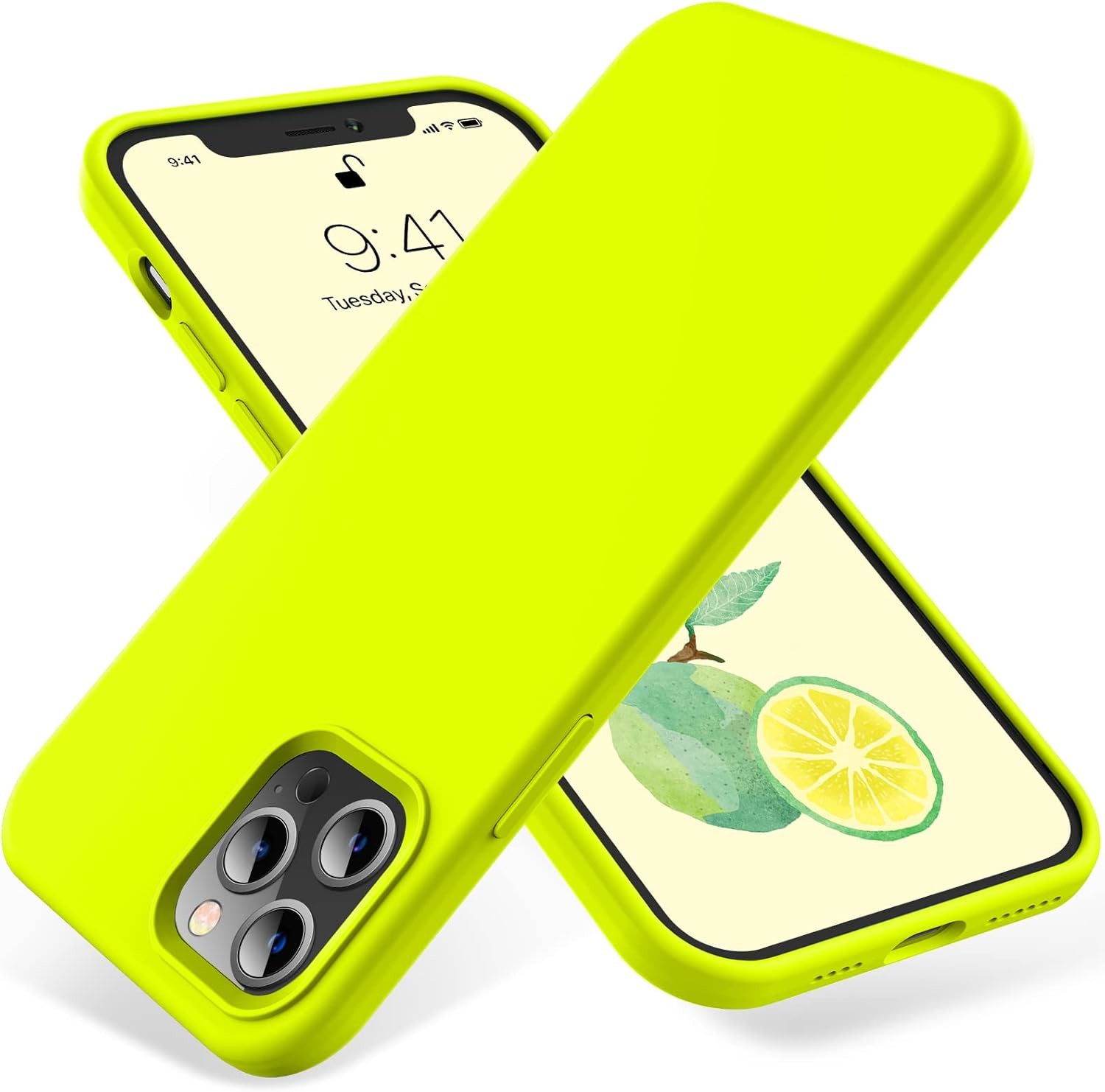 iPhone 12 Pro Max Case, Military-Grade Protection, Shockproof Silicone, Anti-Fingerprint & Anti-Slip, Phone Case