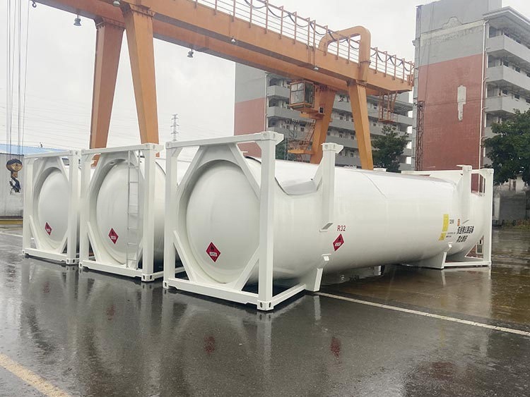 9 High Stacking T50 LPG Liquid Chlorine Gas 20ft ISO Tank Container 18/23.45Bar Pressure