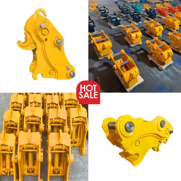 Buy cheap Antirust Backhoe Quick Coupler , Hydraulic Quick Hitch For Excavator Cat Hitachi from wholesalers
