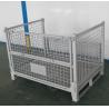 Buy cheap Industrial Storage Collapsible Steel Pallet Box from wholesalers