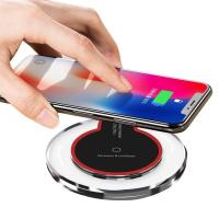 Buy cheap Best Bargain Portable Crystal LED Wireless Charging Pad K9 Qi Wireless Charger product