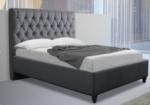 Kings Brand Furniture Black Tufted Design Faux Leather Queen Size Upholstered