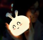 DC5V Bunny Rabbit Night Light ABS Silicone USB Style Pat Control