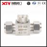 Buy cheap 304 Pressure External Thread and Welding Sleeve Needle Valve for High Temperature Media from wholesalers