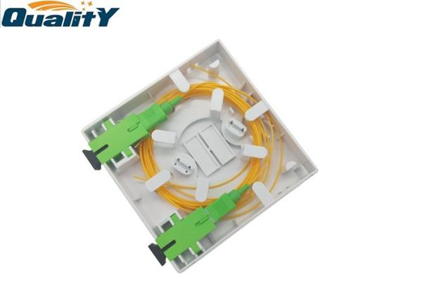 Buy cheap SC APC Adapter 86 Type FTTH fiber optic wall box from wholesalers