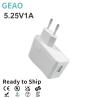 Buy cheap 1A 5.25V Desktop USB Wall Charger Power Adapter ABS+PC Material from wholesalers