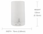USB Electric Ultrasonic 70ML Car Aromatherapy Diffuser
