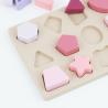 Buy cheap Geometric Shape Silicone Puzzle BPA Free Eco Friendly For Kids Education from wholesalers