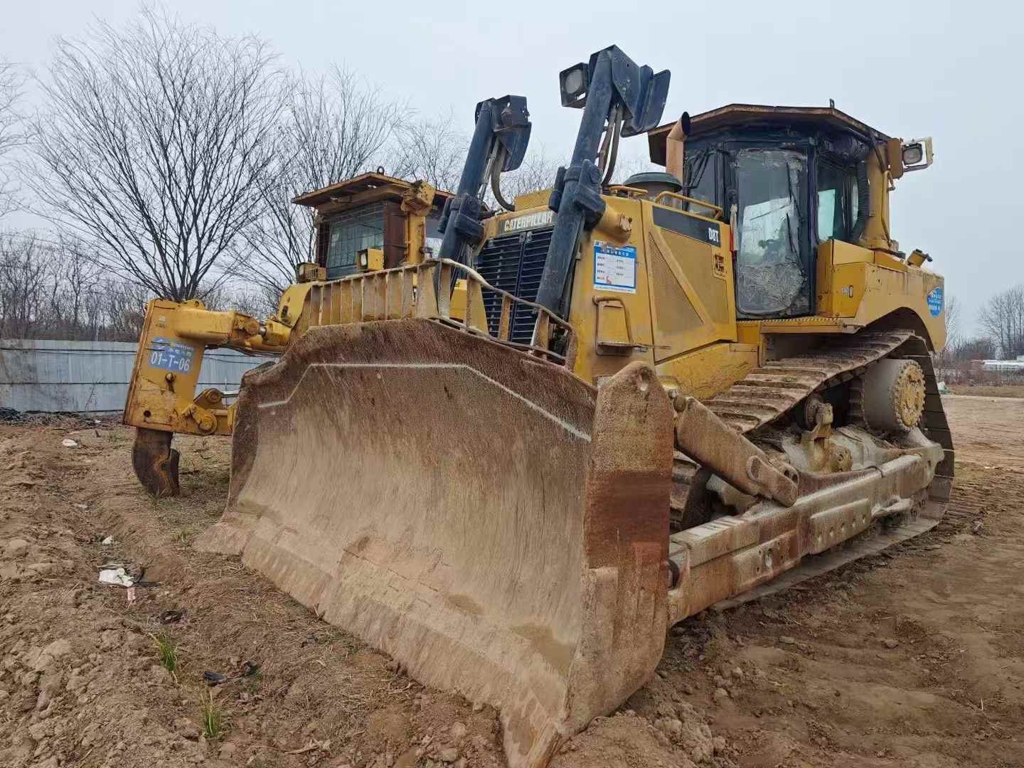 Used Caterpillar D8T Bulldozer Crawler Tractor Heavy Construction Equipment Good Condition