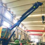 1t30m 0.85t31m Pedestal Telescopic Boom Crane Easy Operation Hydraulic Crane