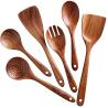 Buy cheap Acacia Teak Wooden Kitchen Utensil Set In Stock Kitchen Cooking Tool Custom Logo from wholesalers