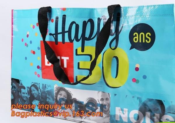 Buy cheap Color Printed PP Woven Carrying Shopping/Grocery Tote Bag,promotional tote laminated pp non woven gift bag fashion handb from wholesalers