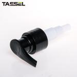 20/410 Black Ribbed Lotion Pump Top Lid 20mm 24mm 28mm