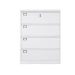 Cyber Lock Lateral Metal Four Drawers Storage Cabinet RAL Color