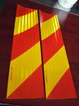 Customized Reflective Tapes As Warning SIgns Yellow And Red