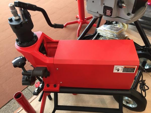 STG24A 8'' - 24'' steel pipe Roll Groover Machine for heavy duty couplings and