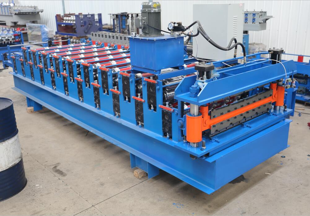 Professional Downspout Roll Forming Machine Dimension 7.8 * 1.4 * 1.3m Easy Operation