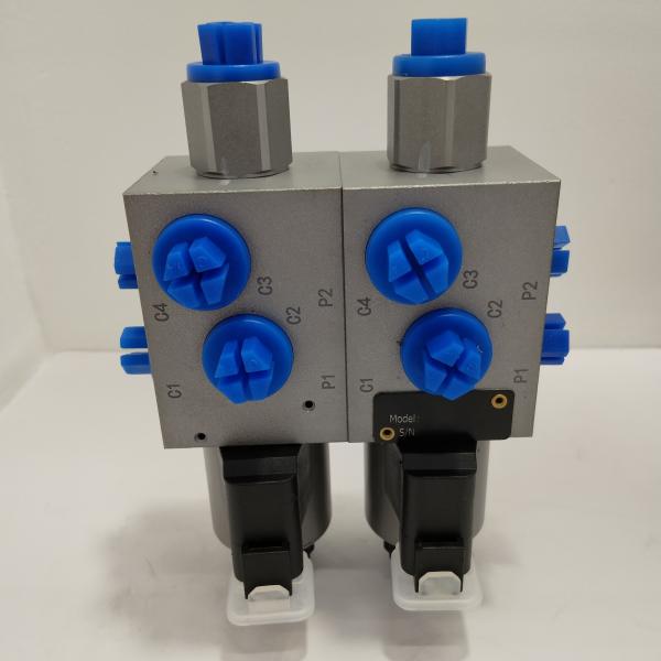 Buy cheap 36W Electric Hydraulic Solenoid Valve 12v 6 Way 2 Position Double Valve from wholesalers