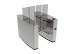 Full Height Sliding Turnstile Gate Intelligent RFID Card Reader Entrance Quick