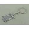 Buy cheap Die Struck Silver Promotional Keychain Laser Engraved Personalised Key Rings from wholesalers