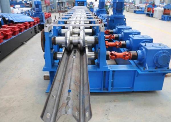 Buy cheap Protection Fence Guardrail Roll Forming Machine / Highway Guardrail Forming Machine from wholesalers