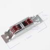 Buy cheap Hotel Villa Apartment Office Building 65mm Nylon Wheel UPVC Double Sliding Window Roller from wholesalers