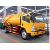 Buy cheap ISUZU 10,000 Liter Sewage Vacuum Suction Truck For City Sewage Cleaning from wholesalers