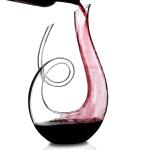 Buy cheap Modern Hand Blown Glass Decanter , Clear Glass Flat Bottom Wine Decanter from wholesalers