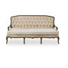 Buy cheap Dubai Antique Solid Wood Frame linen fabric Sofa and party rent Furniture Living Room Sofa sell from wholesalers