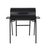 Customized Camping Accessories Black Double Barbecue Charcoal Grill 89.5 X 85.5