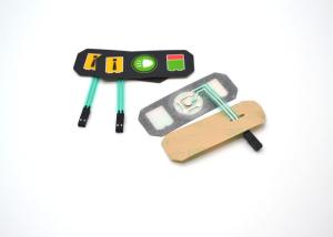 Wholesale PET Material	Single Button Membrane Switch , One Button Membrane Keypad from china suppliers