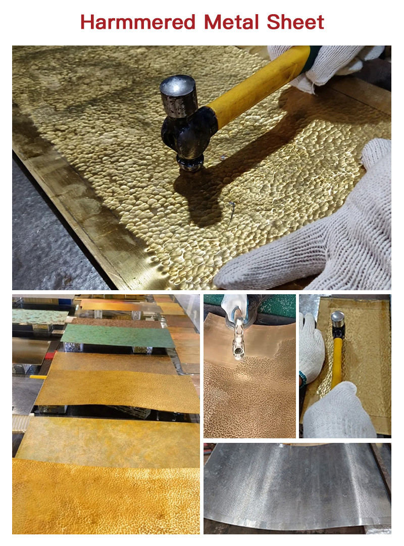 Wholesale Grade 304 Hammered Metal Sheet Stainless Steel Sheet Cladding for Wall Claading or Ceiling Panel