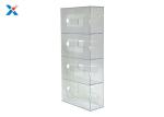 Medical Acrylic Display Case Acrylic Glove Dispenser With 2 4 Boxes Silk Screen