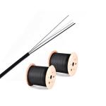 Butterfly Drop Cable FTTH Single Mode Fiber Optic Drop Wire With Steel Messenger