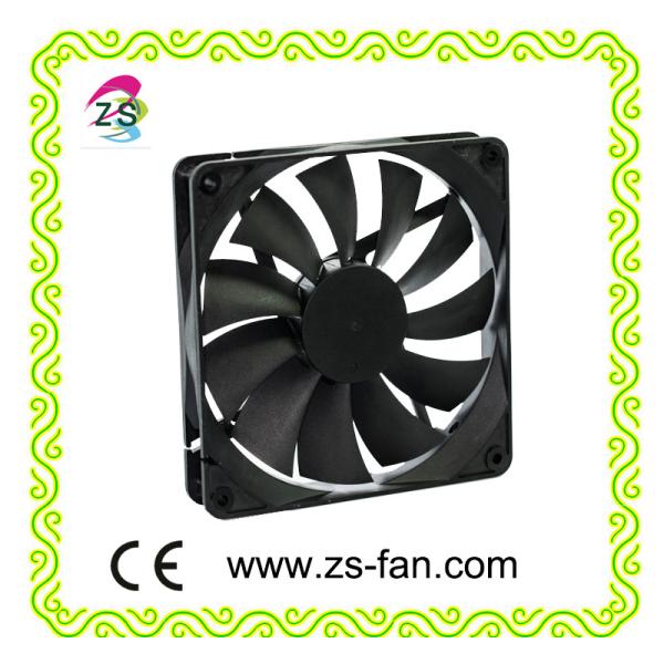 Buy cheap 140mm 12 Volt DC Brushless Fan , 140x140x25mm Plastic Power Supply Cooling fan from wholesalers