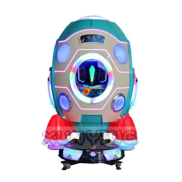 MP5 Screen Kiddie Rides Amusement Coin Operated Space Capsule Game Machine Age 8
